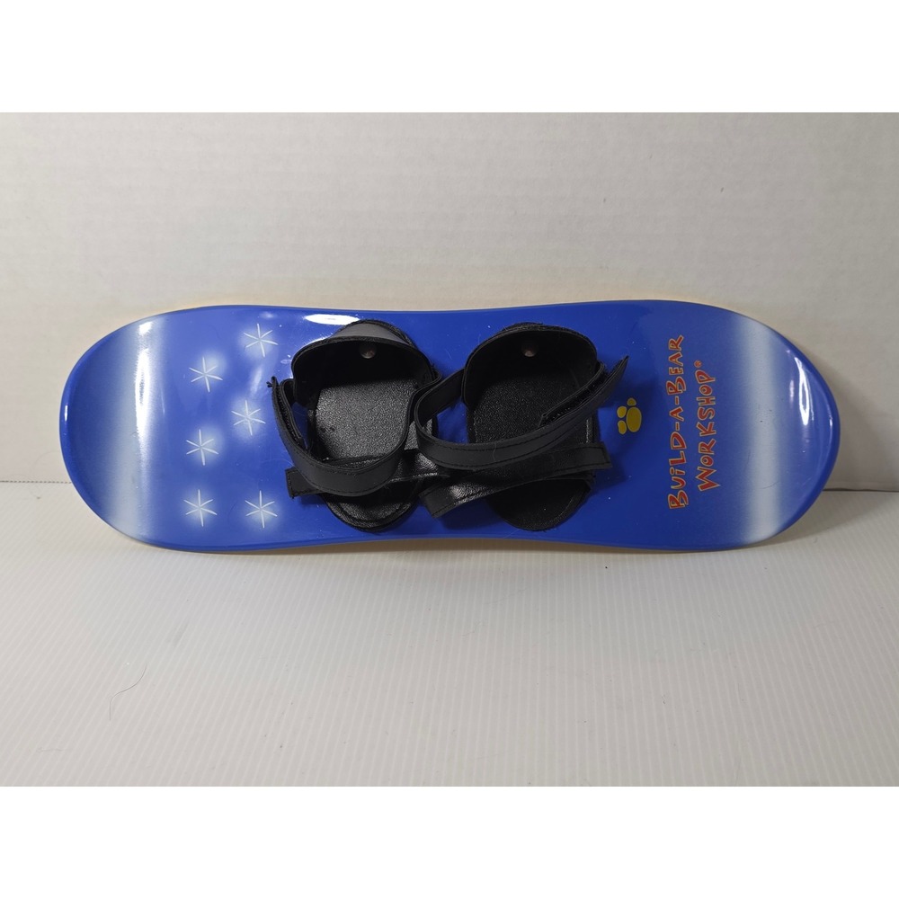 Build-A-Bear Snowboard Accessory OS Blue‎ Yellow Excellent Zoom!